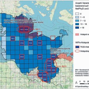 Hotspots des WIPs-Projektes